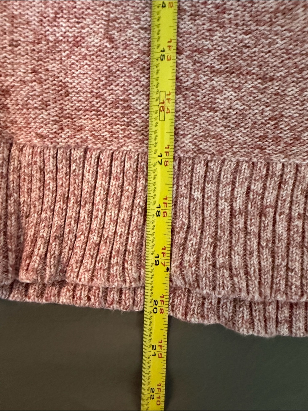 Quince Marled Rose Button-Front Women's Cropped Cardigan - Picture 8 of 8
